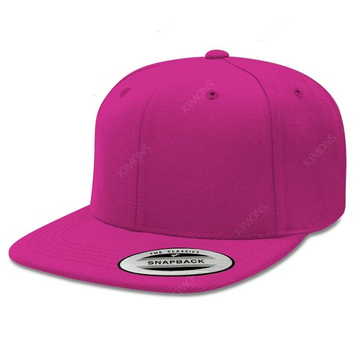Snapback hat flat bill - hat,